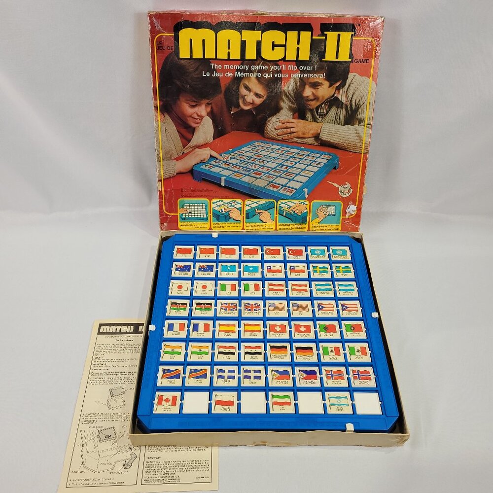 Match II 1978 Vintage 100% Complete Board Game by Ideal